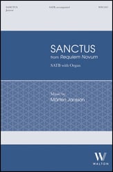 Sanctus SATB choral sheet music cover